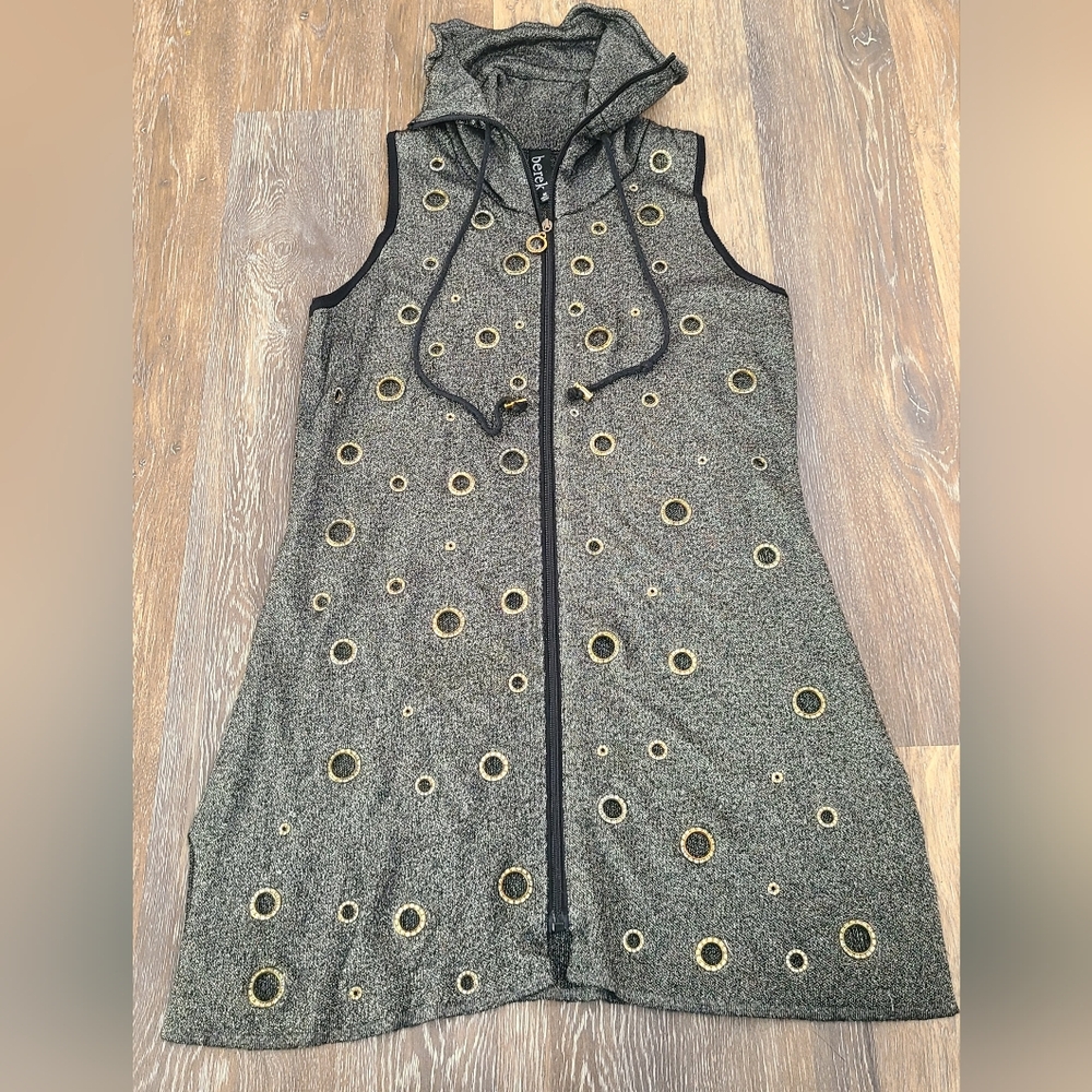 Berek Long Length Embellished Cover-up  Top Women's Size Medium